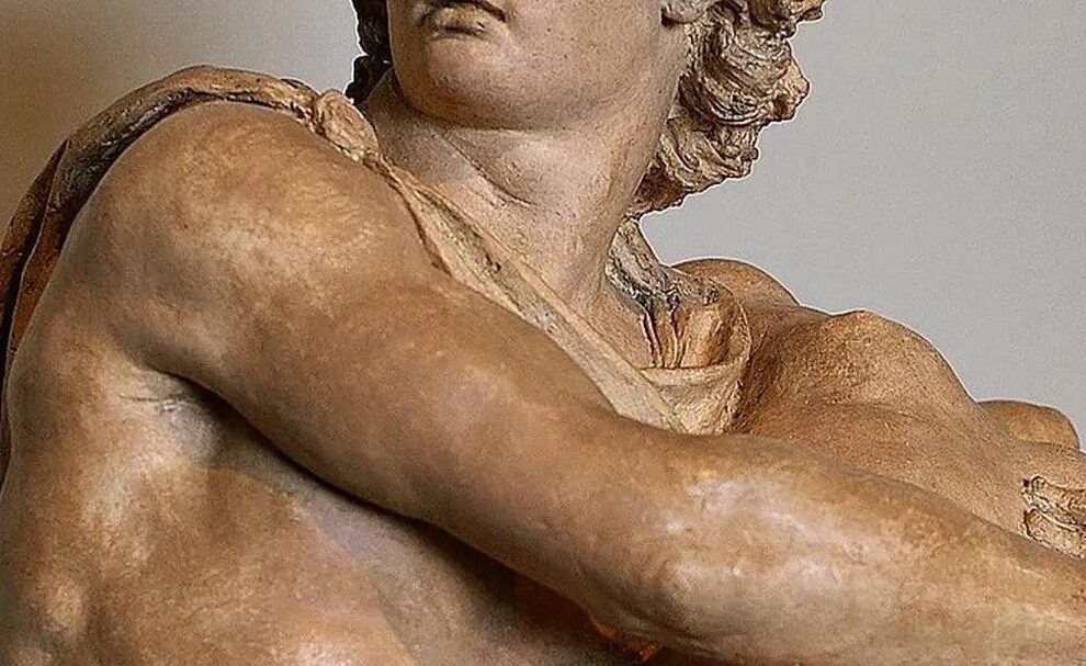 Ares, el dios griego de la guerra y la brutalidad.