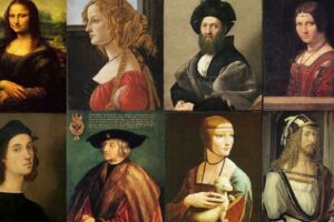 Artistas destacados del Renacimiento en Italia.