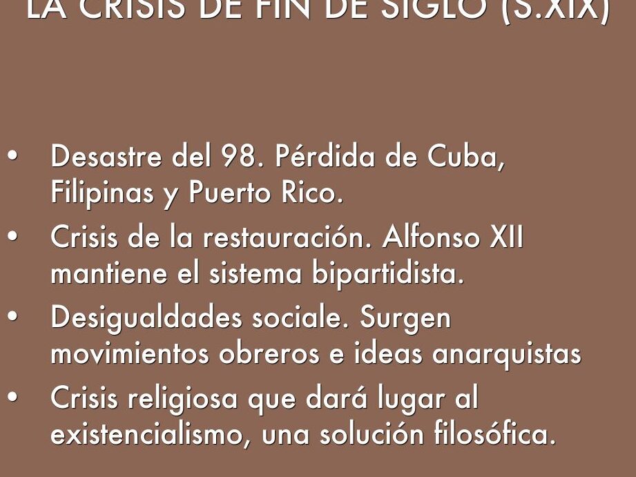 Autores y Obras de la Generación del 98: La Literatura española en la Crisis de Fin de Siglo.