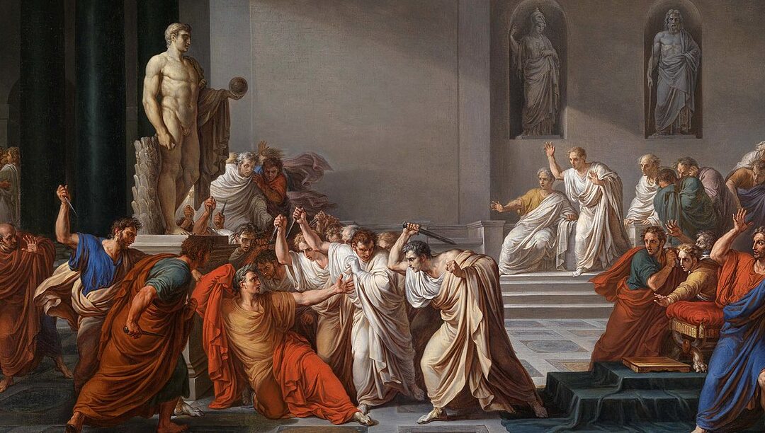 El asesinato de Julio César en los idus de marzo