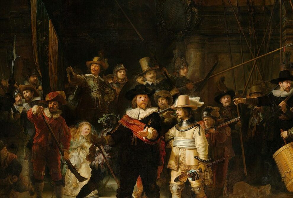 El cuadro La ronda de noche de Rembrandt: historia y significado.