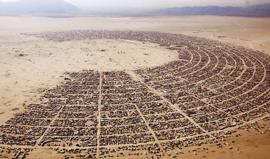 El festival Burning Man en el desierto de Black Rock