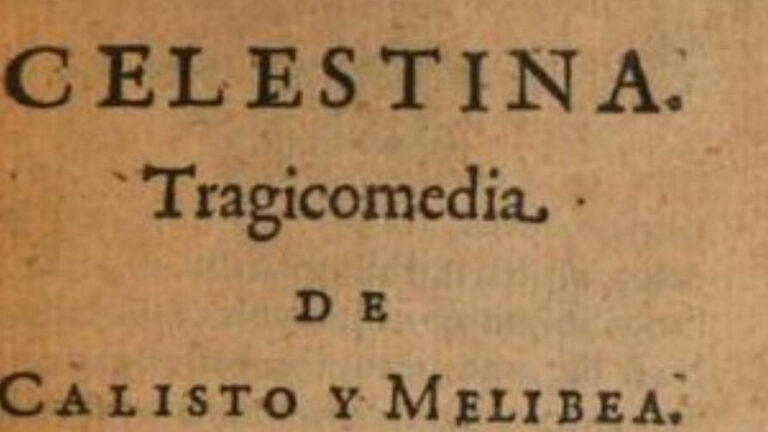 El Género Literario De La Celestina 📚 Pasión Lectora 7433