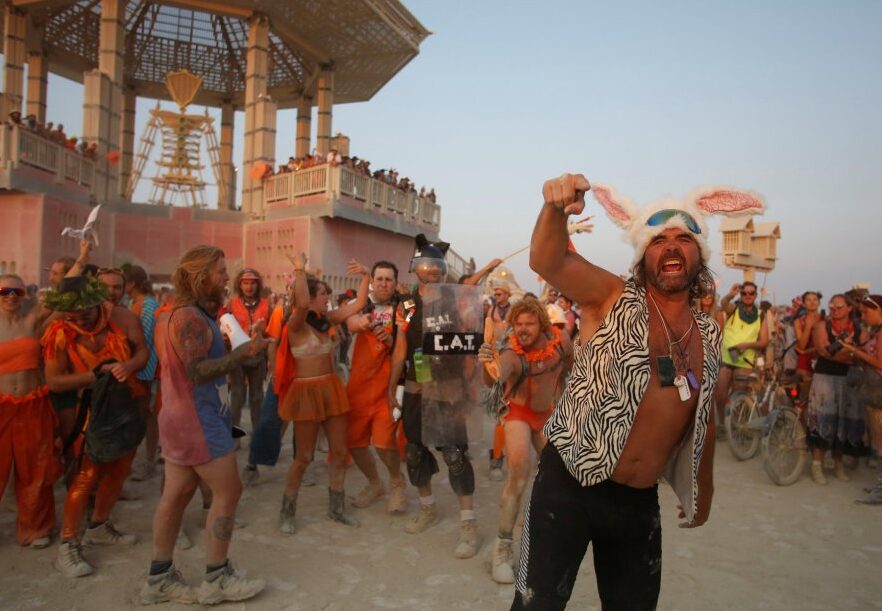 El Hombre en el Festival Burning Man