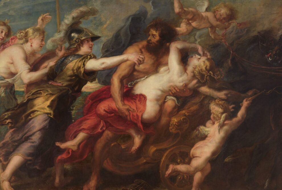 El mito del rapto de Proserpina en la mitología romana.
