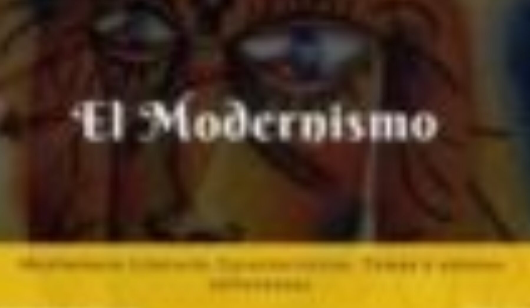 El Modernismo en la Literatura: Características y Representantes