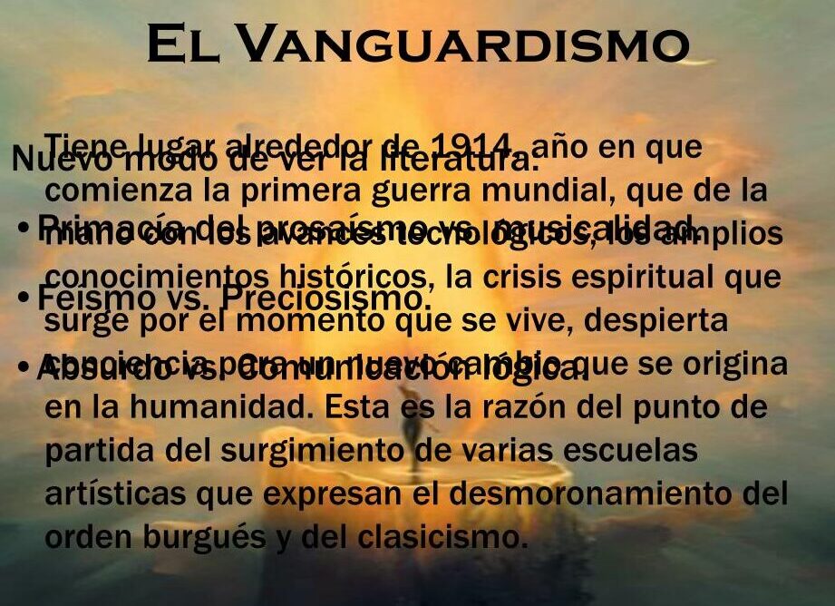 El Vanguardismo y la Generación del 27: Dos Movimientos Literarios en España.