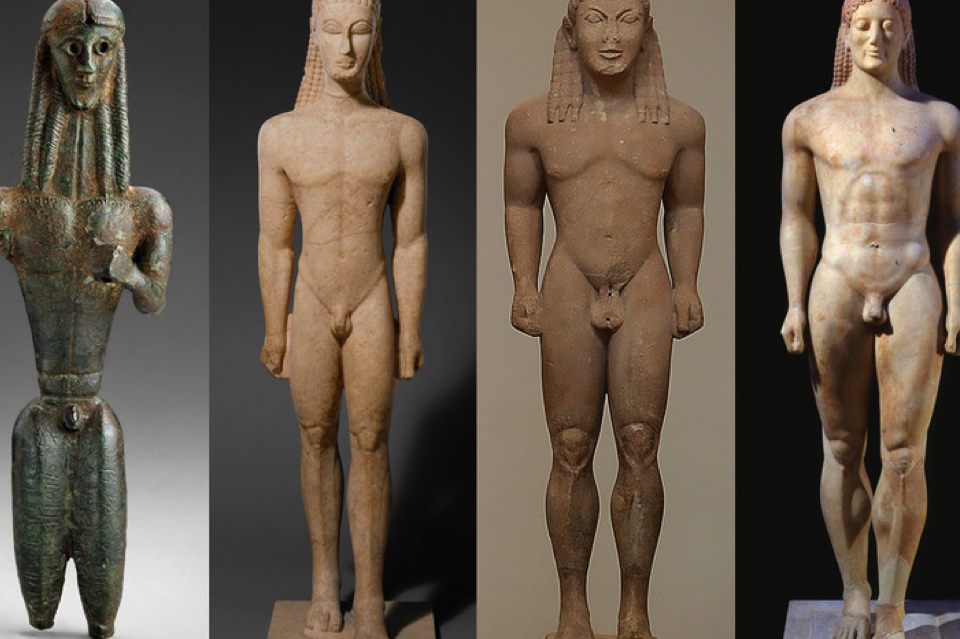 Escultura arcaica en la Antigua Grecia: Características y Evolución
