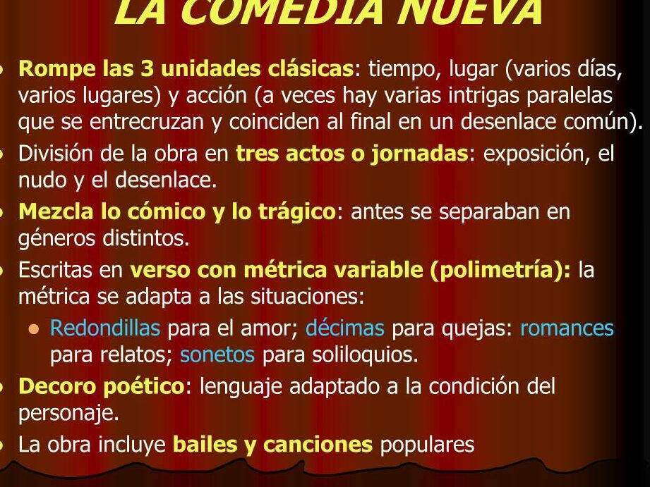 La Comedia Nueva de Lope de Vega: una obra emblemática del teatro del Siglo de Oro.