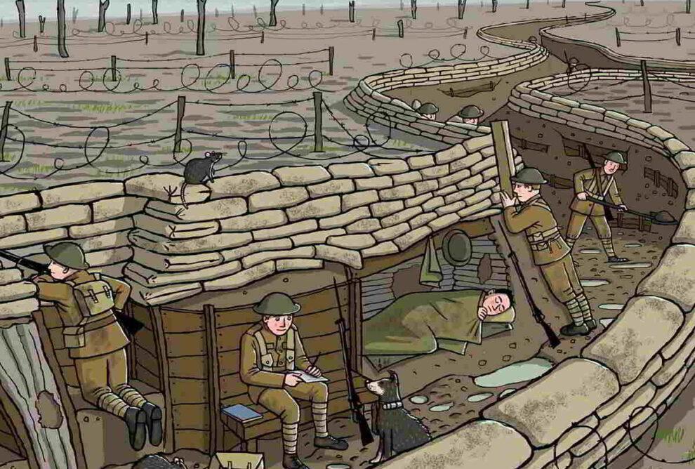 La guerra de trincheras en la Primera Guerra Mundial: Estrategias y Condiciones de Vida