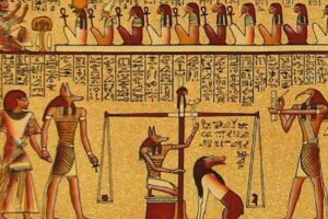 La historia de Moisés y sus acciones en el antiguo Egipto.