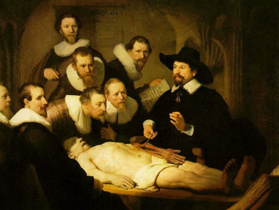 La Lección de Anatomía del Dr. Nicolaes Tulp: Un hito en la historia de la ilustración científica