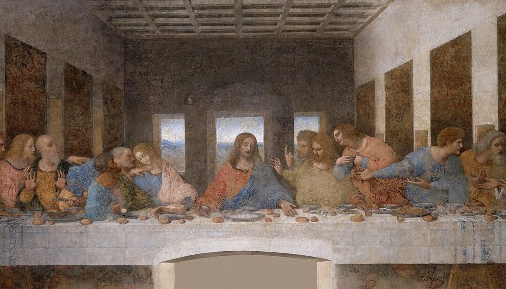 La obra más importante de Leonardo da Vinci: La Última Cena.