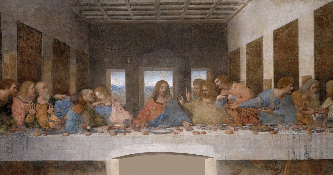 La obra más importante de Leonardo da Vinci: La Última Cena.