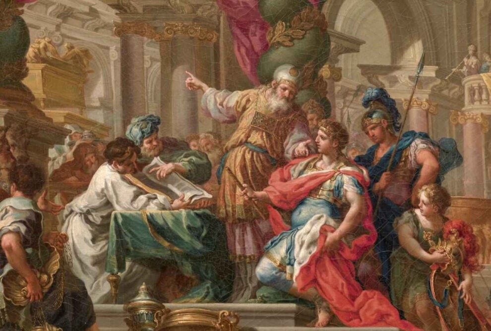 La relación entre Alejandro Magno y la homosexualidad en la historia antigua.
