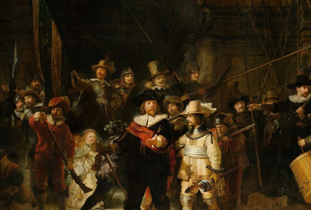 La Ronda Nocturna de Rembrandt: una obra maestra de la pintura barroca.
