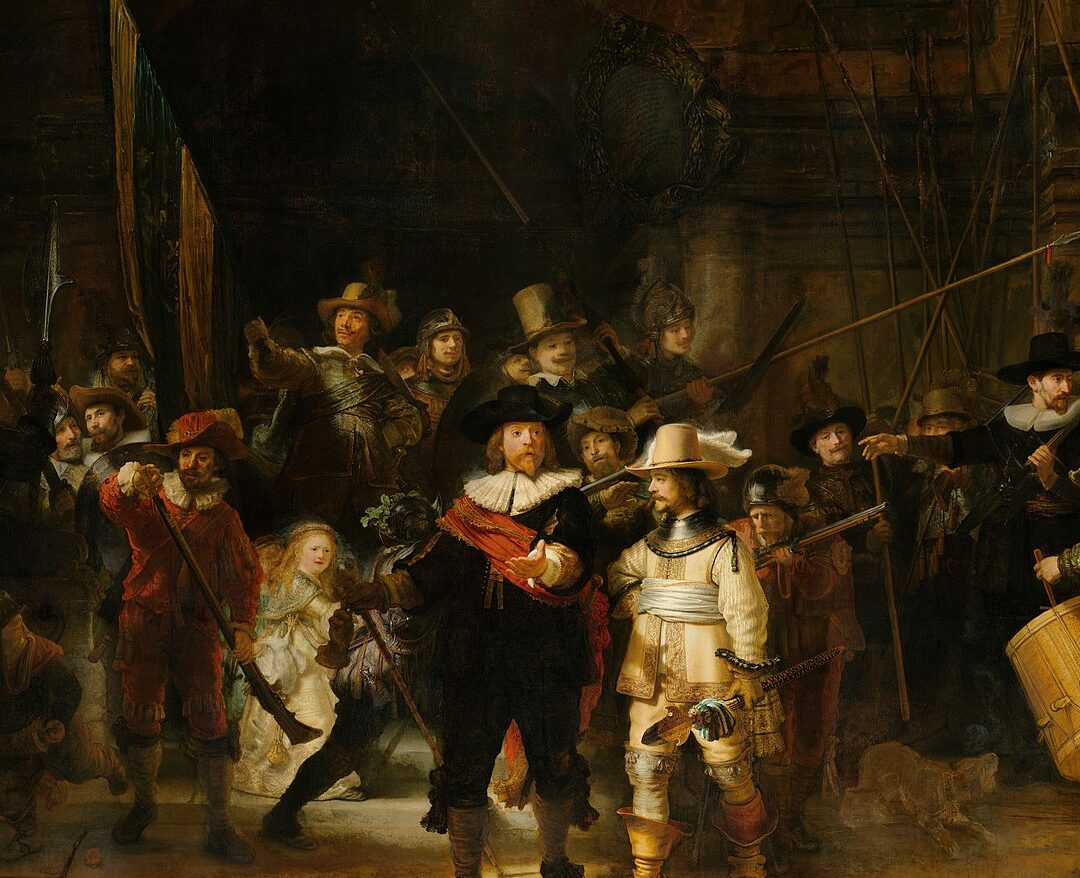 La Ronda Nocturna de Rembrandt: una obra maestra de la pintura barroca.