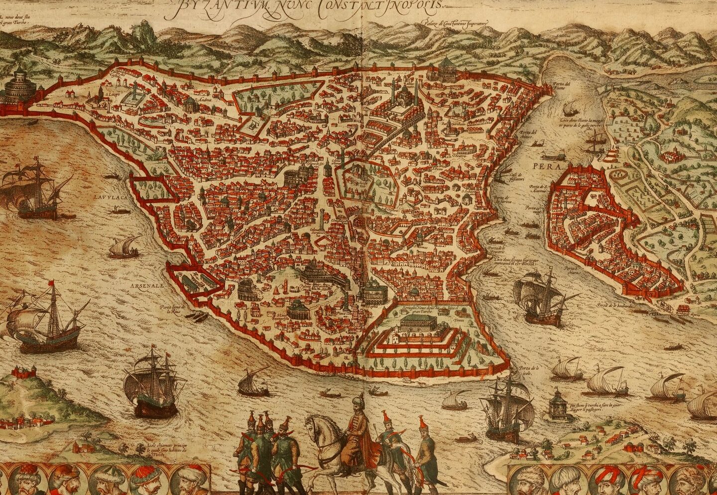 La ubicación histórica de Constantinopla.