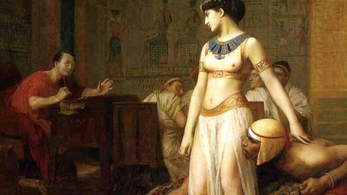 La vida de Cleopatra, la última reina de Egipto.