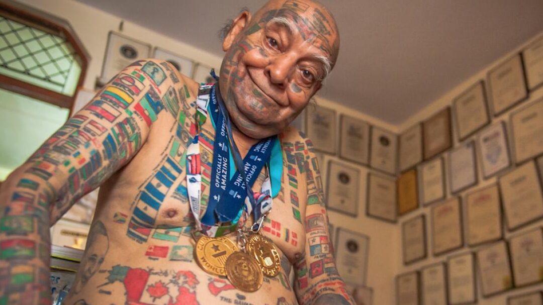 Los hombres con mayor cantidad de tatuajes en el mundo