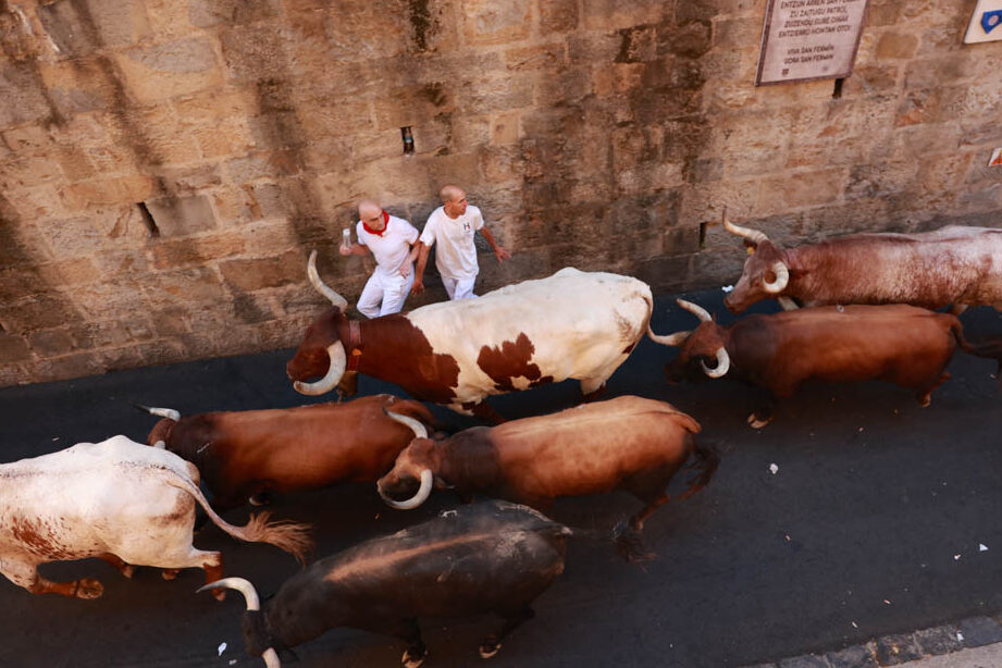 Los mejores lugares para presenciar los encierros de San Fermín en Pamplona