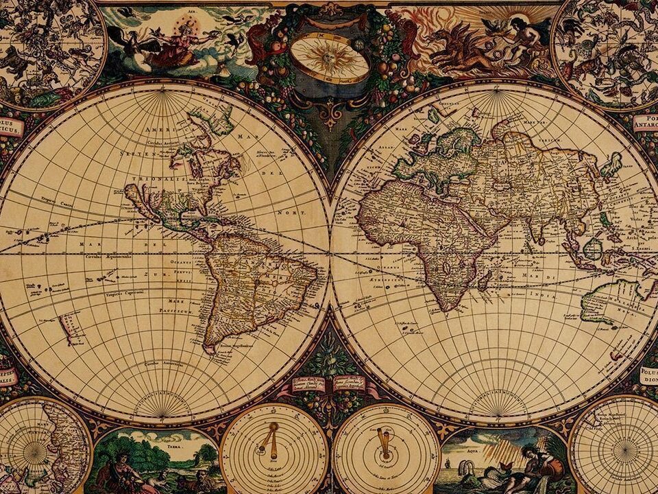 Mapamundi antiguo: Orígenes y evolución cartográfica a lo largo de la historia.