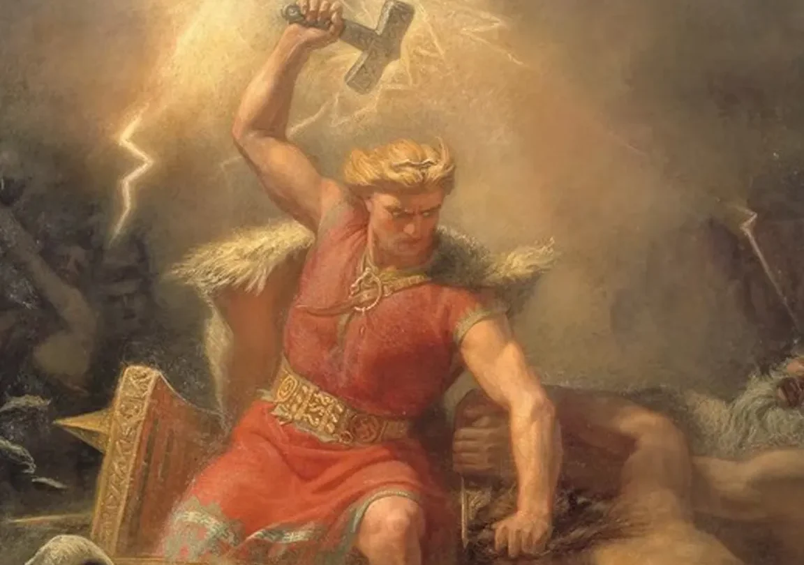 Nombres del martillo de Thor en la mitología nórdica
