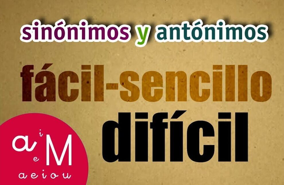 Sinónimos de cosas en el idioma español.