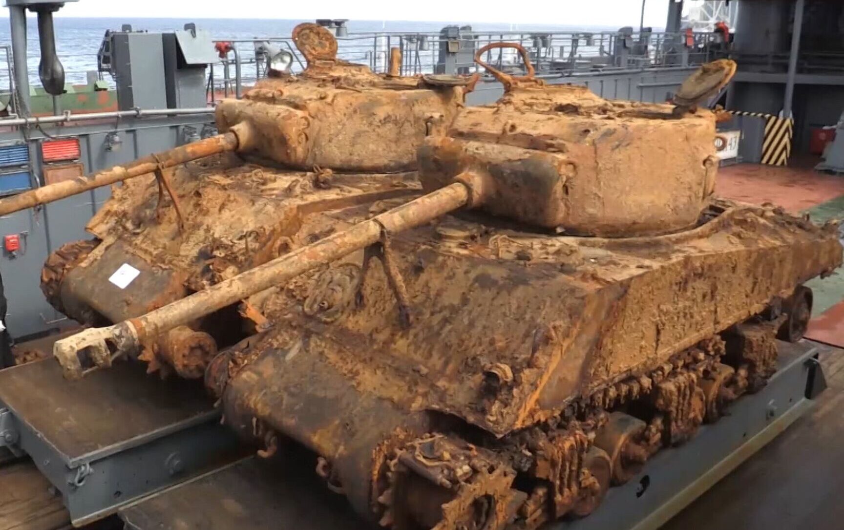 Tanques estadounidenses durante la Segunda Guerra Mundial