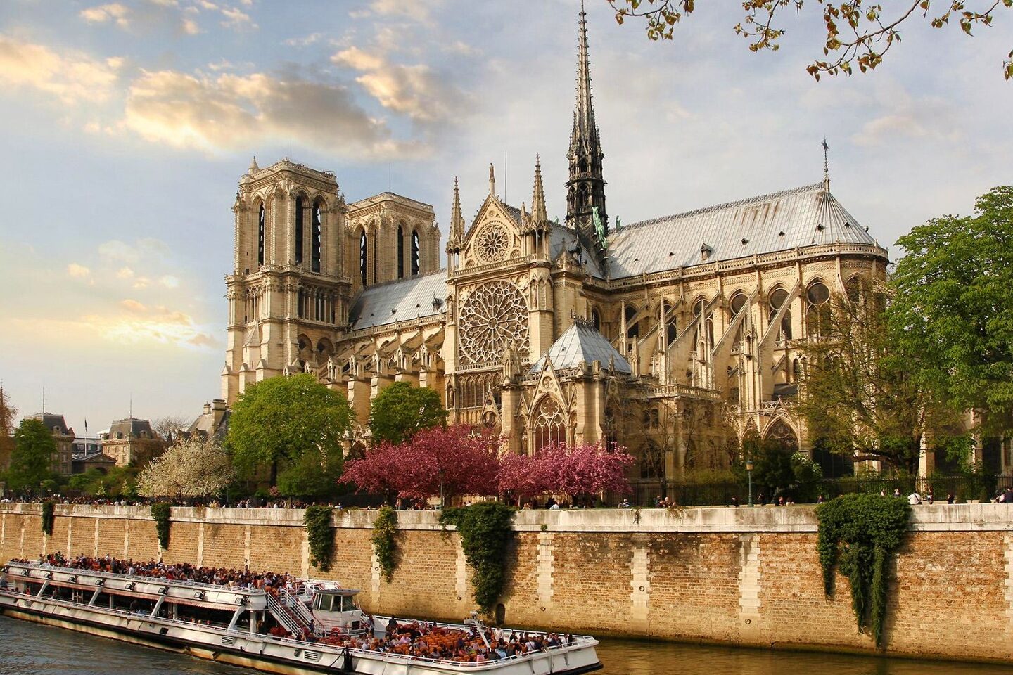 Ubicación de la Catedral de Notre Dame en París.