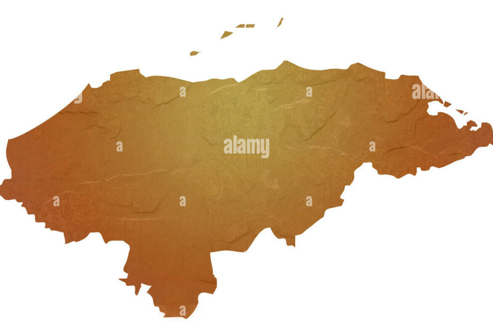 Ubicación geográfica de Honduras en América Central.