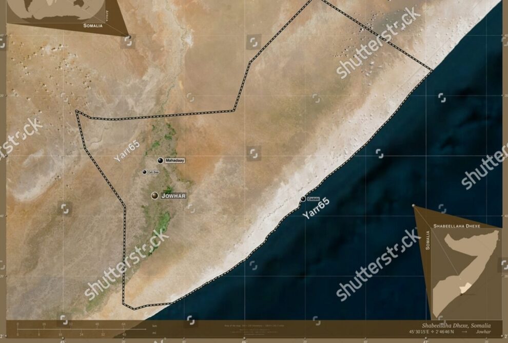 Ubicación geográfica de Somalia.