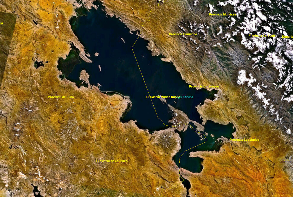 Ubicación geográfica del Lago Titicaca